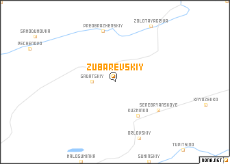 map of Zubarevskiy