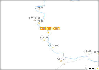 map of Zubarikha