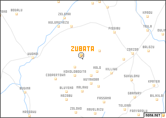 map of Zubata