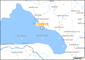 map of Zubayr