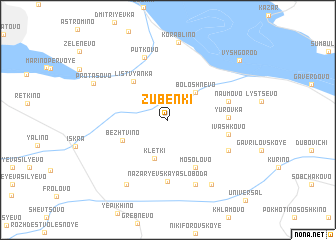 map of Zubenki