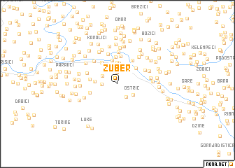 map of Žuber