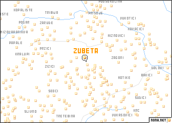 map of Zubeta