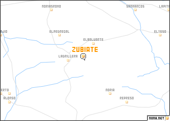 map of Zubiate