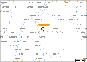 map of Zubiaur