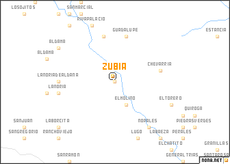 map of Zubia