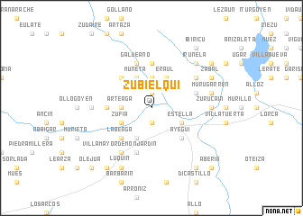 map of Zubielqui