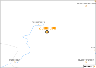 map of Zubikovo