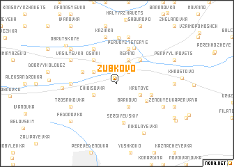 map of Zubkovo