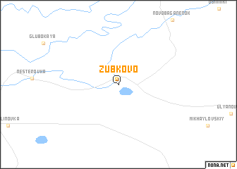 map of Zubkovo