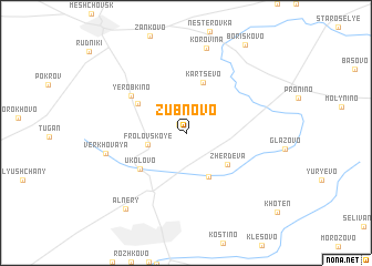 map of Zubnovo