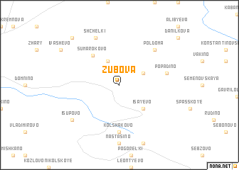 map of Zubova