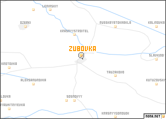 map of Zubovka