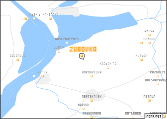 map of Zubovka