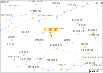 map of Zubovo