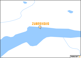 map of Zubrekovo