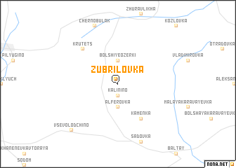 map of Zubrilovka