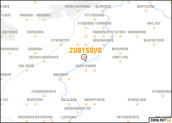 map of Zubtsovo