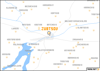 map of Zubtsov