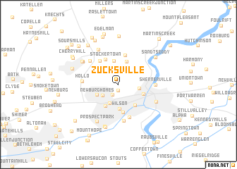 map of Zucksville