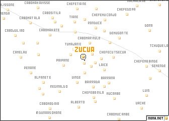 map of Zúcua