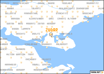 map of Zudar