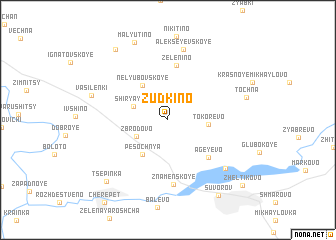 map of Zudkino