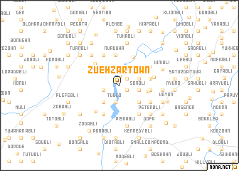 map of Zuehzar Town