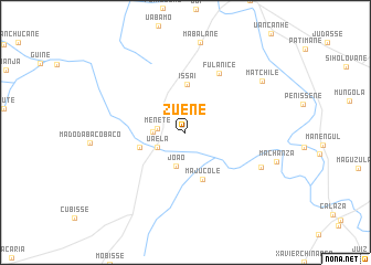 map of Zuene