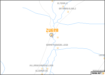 map of Zuera