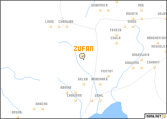 map of Zufan