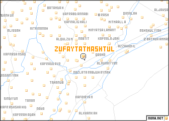 map of Zufaytat Mashtūl