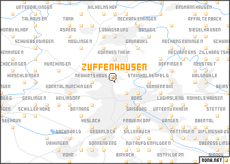 map of Zuffenhausen