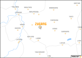 map of Zugang