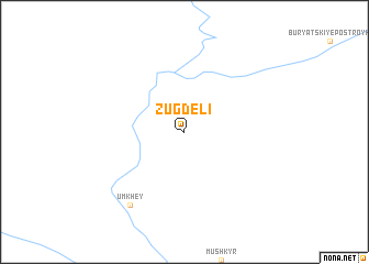 map of Zugdeli