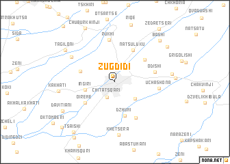 map of Zugdidi