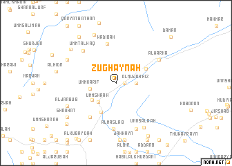 map of Zughaynah