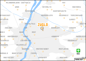 map of Zugló