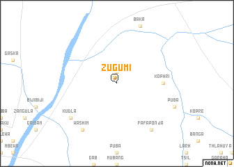 map of Zugumi