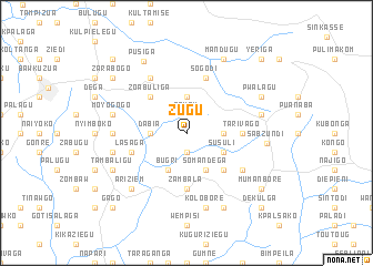 map of Zugu