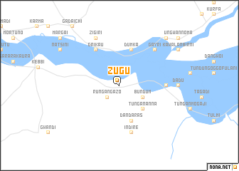 map of Zugu