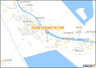 map of Zuhayr ‘Uwaysīyān
