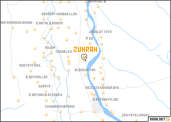 map of Zuhrah