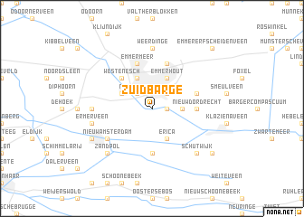 map of Zuidbarge