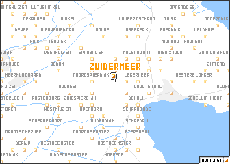 map of Zuidermeer
