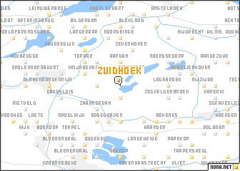 map of Zuidhoek