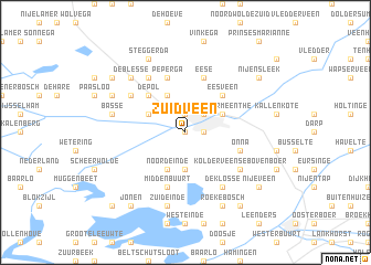 map of Zuidveen