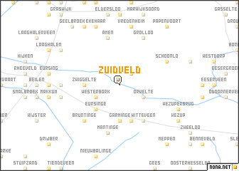 map of Zuidveld