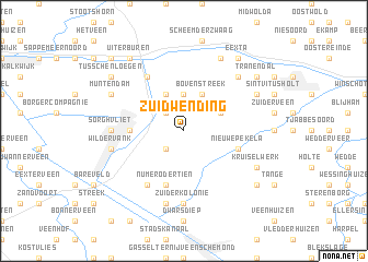 map of Zuidwending