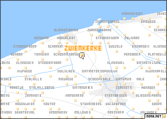 map of Zuienkerke